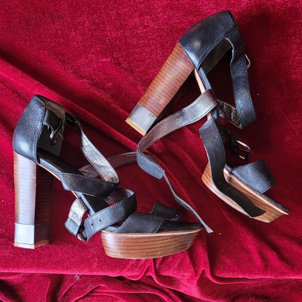 Metal Bottom Heels